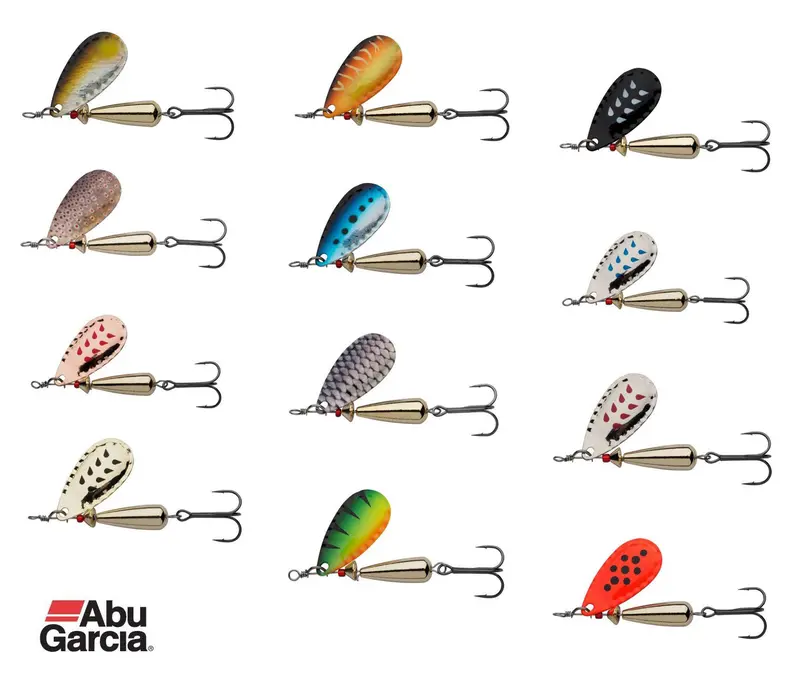 Abu Garcia Droppen Spinner Lures – Assorted Sizes & Colors 1
