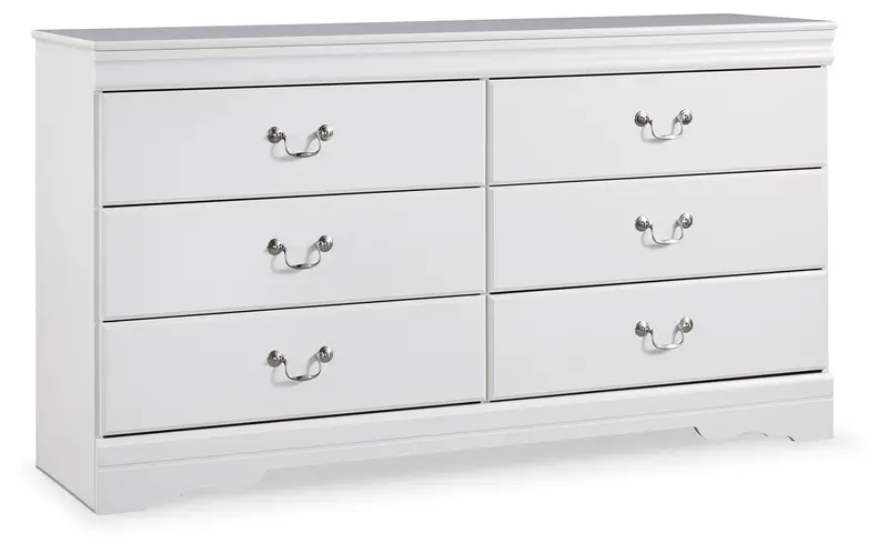 Anarasia Solid Wood 6-Drawer Dresser 1