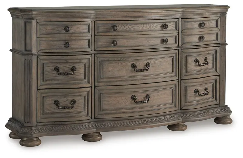 Ardenfield Mid-Century Dresser With Tapered Legs 1