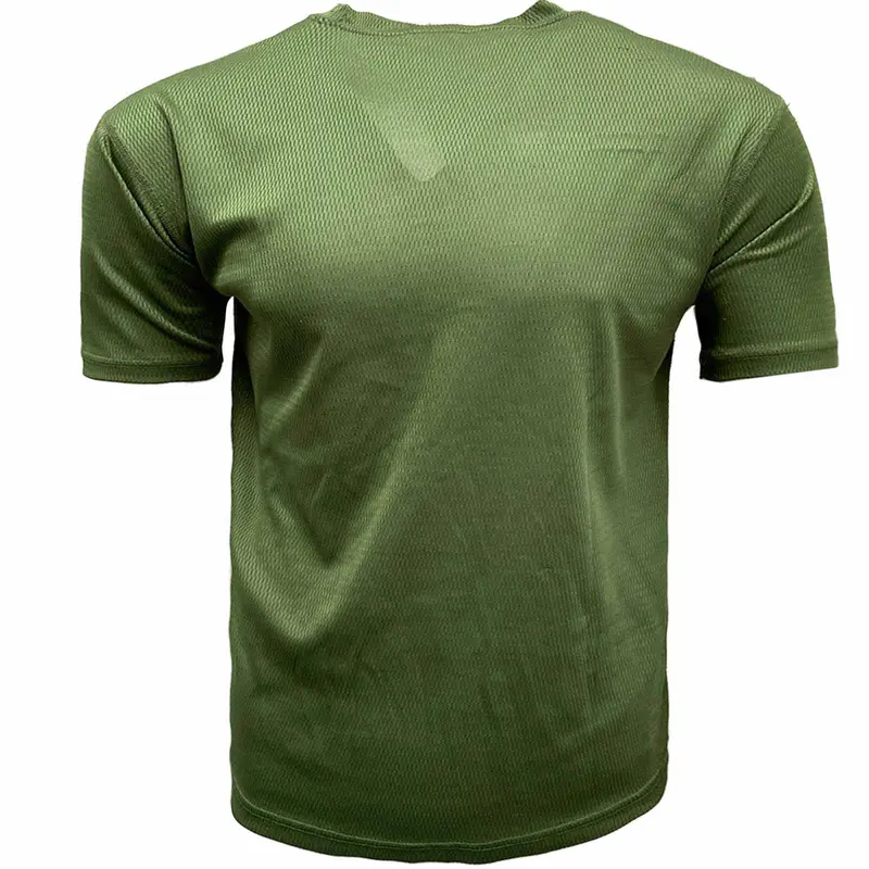 Army Green Coolmax Performance T-Shirts – Moisture-Wicking Base Layers 1