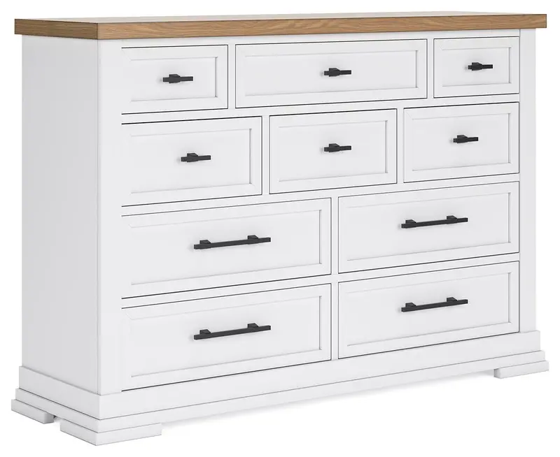 Ashbryn 6-Drawer Wooden Dresser 1