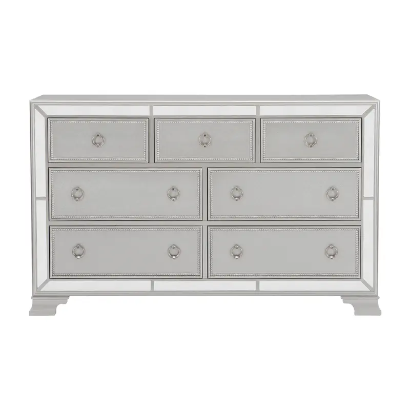Avondale 6-Drawer Dresser With Contemporary Hardware And Mixed Finishes – Model 1646-5 1