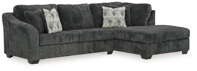 Biddeford 2-Section L-Shaped Sectional With Chaise 1