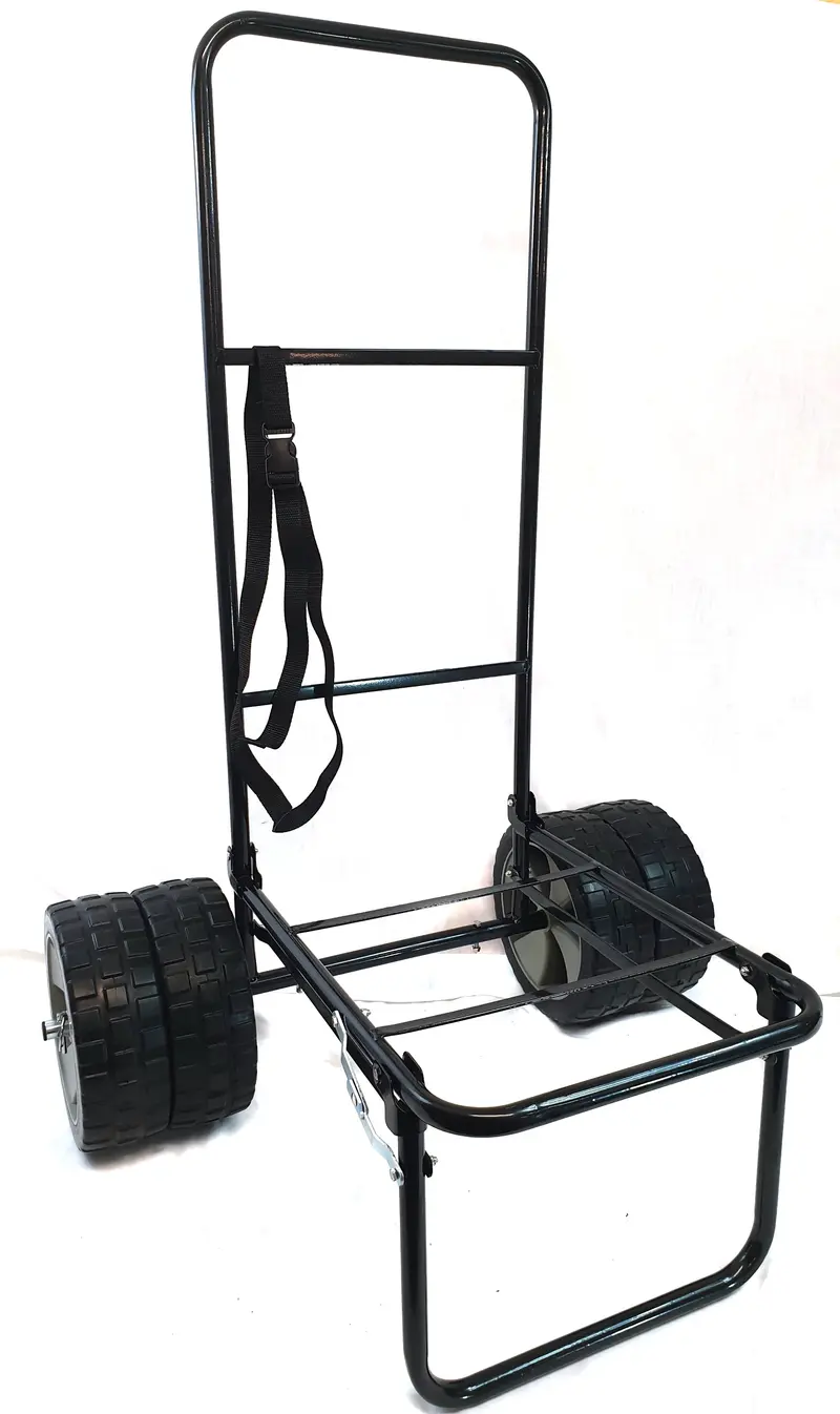 Bison Compact Folding Seatbox Trolley For Anglers 2