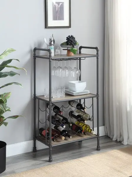 Brantley Wooden Wine Rack – Freestanding 1