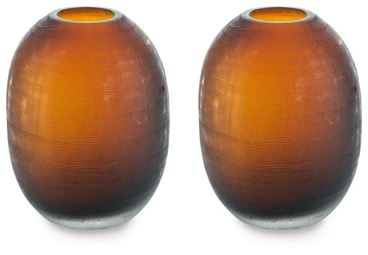 Ceramic Table Vase Set Of Two – Matte Finish And Organic Shapes 1