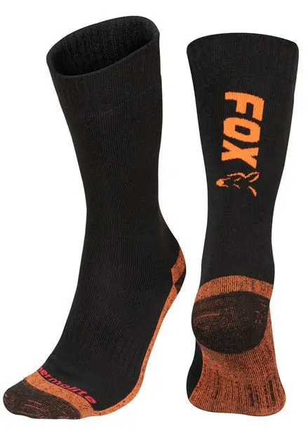 Fox Thermolite Black Insulated Long Fishing Socks 1