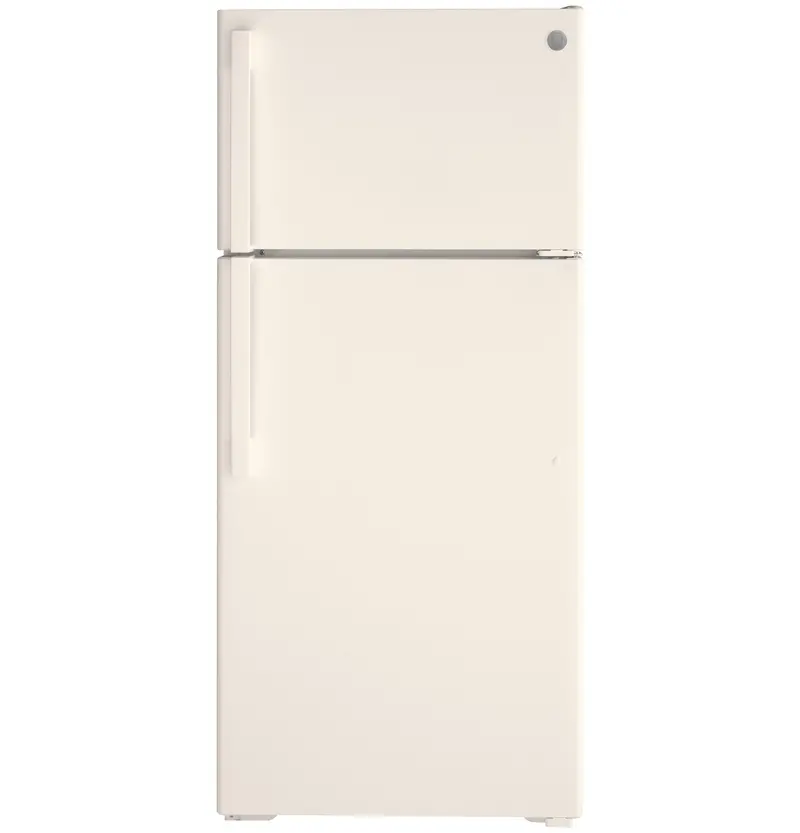 Ge 16.6 Cu. Ft. Bisque Top-Freezer Refrigerator – Gte17Dtnrcc 1