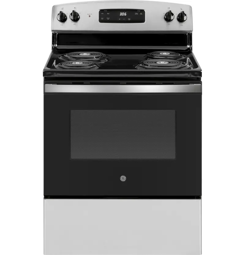 Ge® Energy Star® Jbs360Rtss 30" Electric Range – Stainless Steel 1