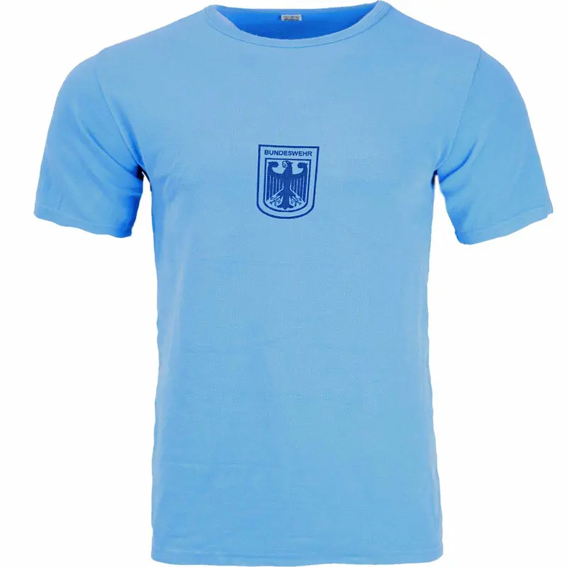 German Bundeswehr Blue Sports T-Shirt – Official Military Fitness Top 1