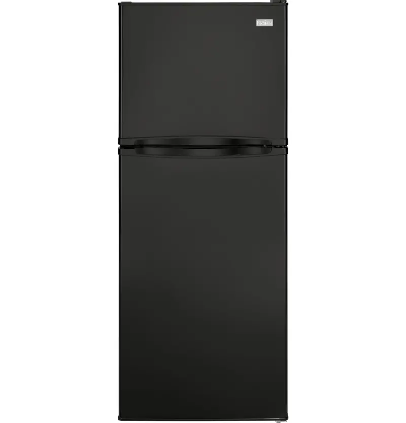 Haier 9.8 Cu. Ft. Compact Top-Freezer Refrigerator – Stainless Look 1