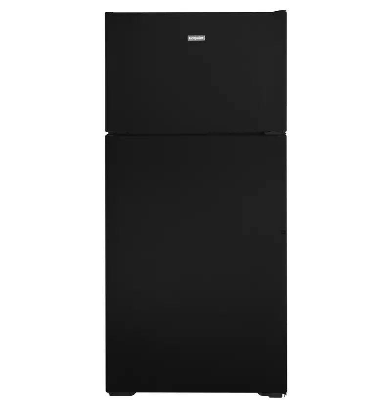 Hotpoint 15.6 Cu. Ft. Recessed-Handle Top-Freezer Refrigerator – Hps16Btnrbb 1