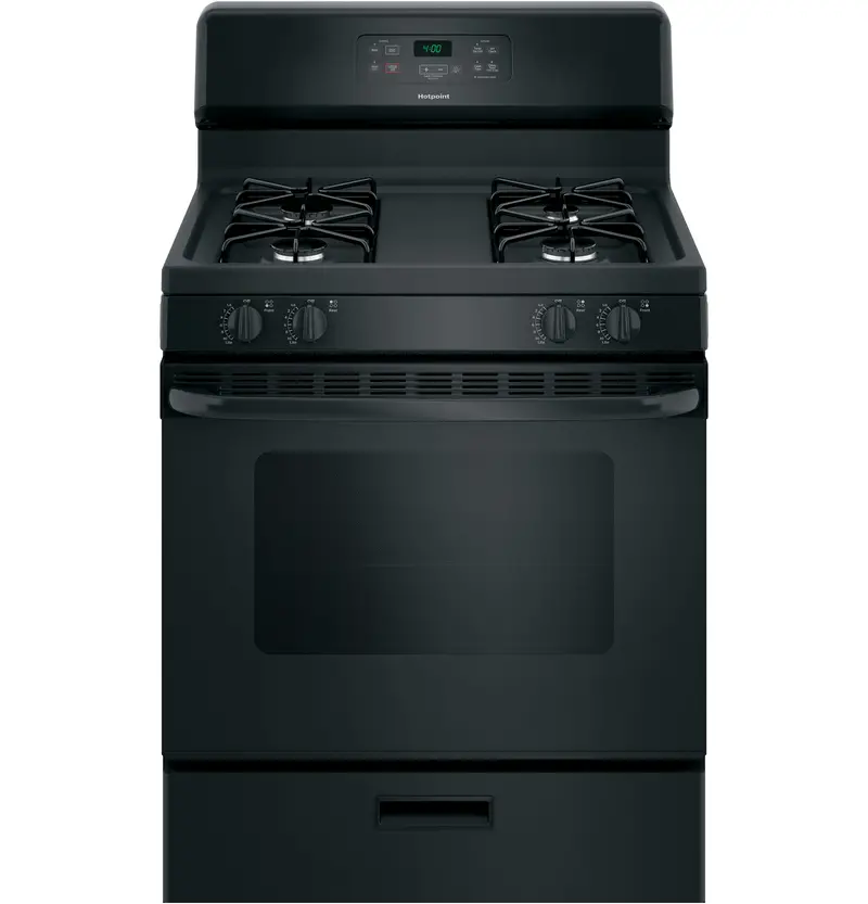 Hotpoint 30-Inch Freestanding Gas Range – Standard Clean 1