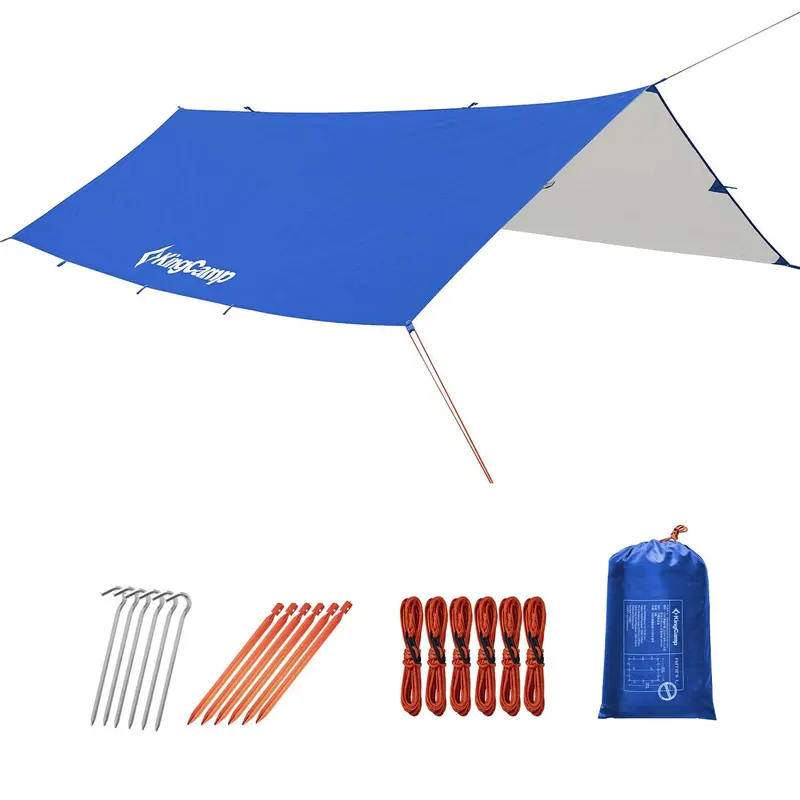 Kingcamp Durable Blue Camping Tent Tarp – Multi-Use Groundsheet & Rain Fly 1
