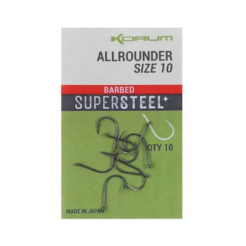 Korum Allrounder Barbed Hook Assortment 1