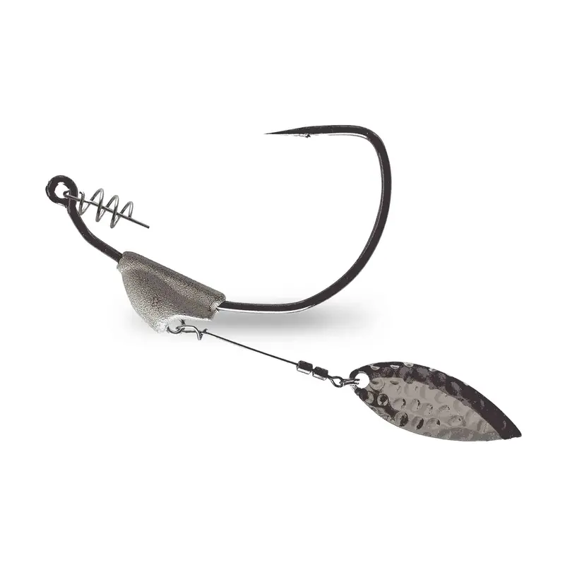 Owner Flashy Swimmer Silver Willow Swimbait Hook – Saltwater-Ready 1