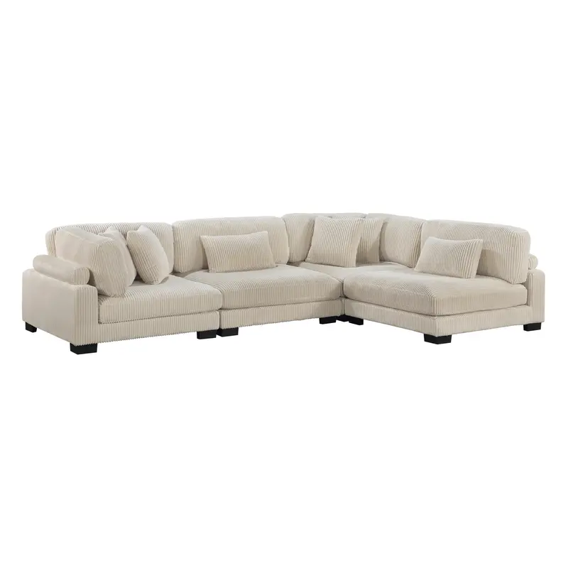Traverse 4-Piece Beige Modular Sectional Sofa (Model 8555Be*4Sc) 1