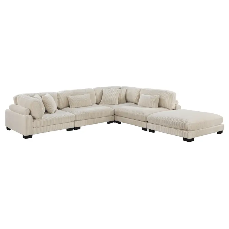 Traverse 5-Piece Beige Modular Sectional With Ottoman (Model 8555Be*5Ot) 1
