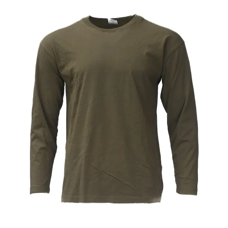 U.S. Military-Inspired Long-Sleeve Cotton T-Shirt 1